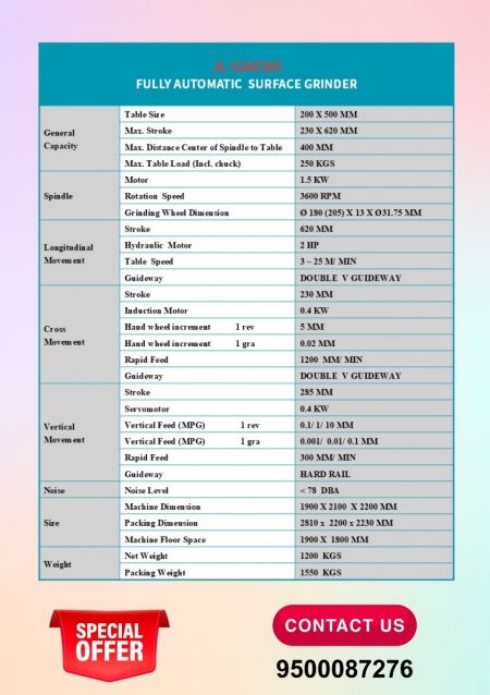 IMTEX 전시회 JL-52ATDII 사양서